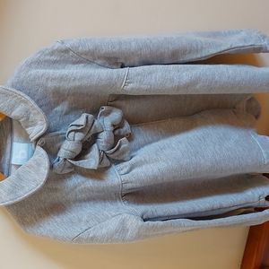 Bella Bliss girls grey coat sizes 7 & 8